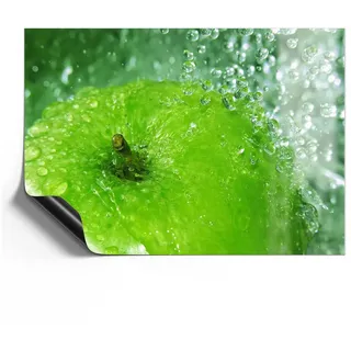 DEQORI Magnetfolie 'Erfrischende Vitalität', beschreibbar universal Magnetmatte magnetisch Folie Planer Kalender grün 42 cm x 29.7 cm