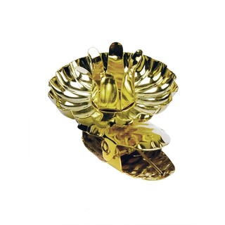 Inge-glas Kerzenhalter-Clip Metall 4 cm 10 STK | Clips Weihnachtsbaum Kerzen Weihnachten zum Anklemmen | (Gold)