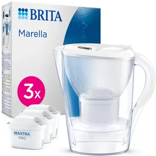 Brita Marella weiß 2,4 l + 3 Maxtra Pro Kartuschen