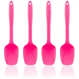 KOCHBLUME Flexlöffel S 4er Set Silikon rosa