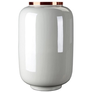 Giftcompany Bodenvase (1 Artikel), Saigon Vase L, hellgrau/kupferfarben grau
