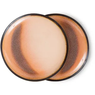 HKliving - 70's Teller Ø 17,5 cm, horizon (2er-Set)