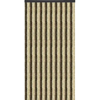 arsvita Flauschvorhang 90x220 Unistreifen beige - braun