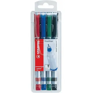Stabilo sensor Fineliner 0,3 mm, 4 St.