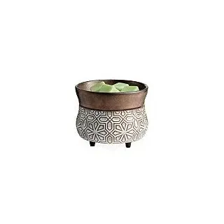 Geometric bronze 2-in-1 Classic Duftlampe aus Keramik elektrisch