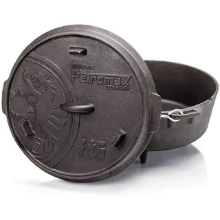 Petromax ft6 Feuertopf mit Füße Dutch Oven Set inkl. Deckelheber Schmortopf