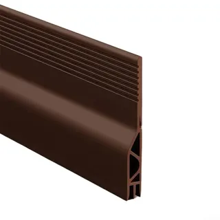 Tür-Zugluftstopper, 100 cm, Silikondichtung zum Blockieren von Wind, Staub und Insekten (braun)