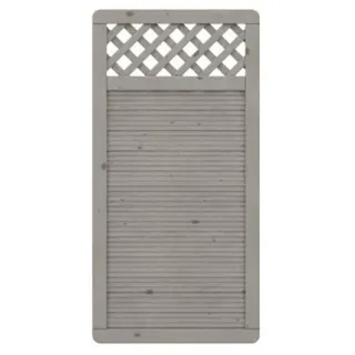 Traumgarten Sichtschutzelement 90 x 179 cm Grau Fichte