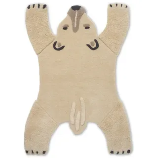 Teppich Polar Bear off-white beige 160x3x118 cm