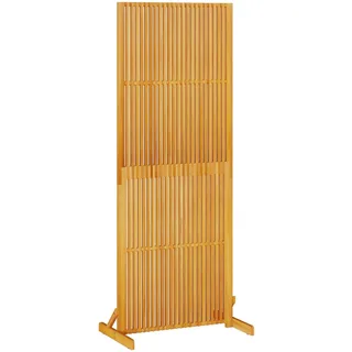 vidaXL Sichtschutz Braun 79,5 x 50 x 200 cm Massivholz Akazie