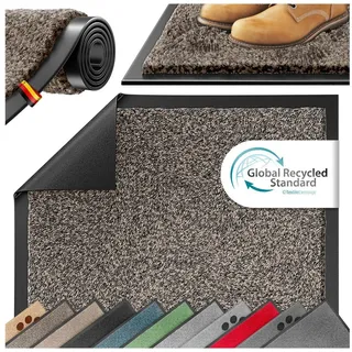 KESSER Fußmatte Schmutzfangmatte rutschfest für Innen- & Außenbereich, Höhe: 7 mm, Teppich für Wohnungseingang, Büro & Vorzimmer rosa 90 cm x 60 cm x 7 mm