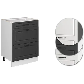 Vicco Schubladenschrank R-Line 60 x 46 x 81,5 cm Grau