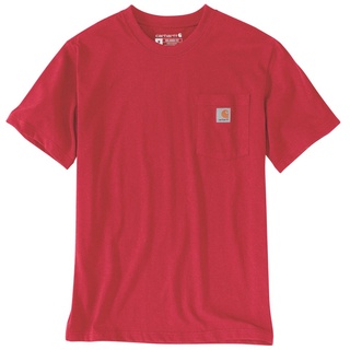 Carhartt T-Shirt K87 Pocket Relaxed Fit rot S