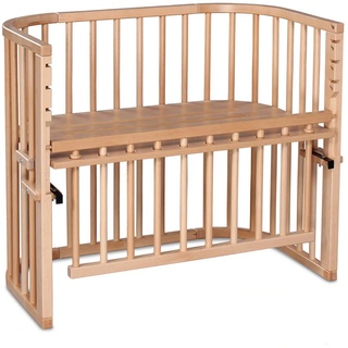babybay Maxi Comfort Plus Beistellbett / Anstellbett, Farbe: Natur