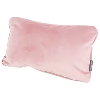 SCHÖNER LEBEN. Dekokissen Kissenhülle Samt rosa 30x50 cm mit Keder – SCHÖNER LEBEN. rosa