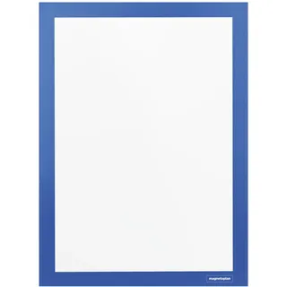 Magnetoplan Magnetrahmen selbstklebend Magnetofix blau A4, 2 St.