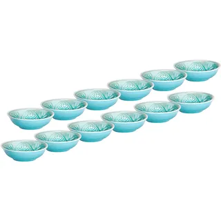 BUTLERS Dipschale SUMATRA Türkis 12-tlg.