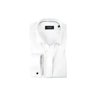 OLYMP Signature Herren Hemd weiß Satin, weiß, NOS