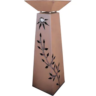 Rost Säule konisch + Schale RS72+S11 XL Säule Blumen Deko Garten Rostsäule + Rostschale