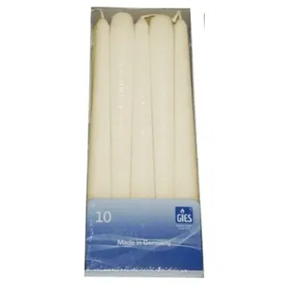Buri Spitzkerzen 10ner Packung in 4 Farben beige