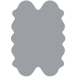 Fellteppich »exklusive Lammfell Fellteppiche grau gefärbt, 4 Einzelfelle, waschbar, Haarlänge ca. 70 mm, ca. 185x125 cm«, Heitmann Felle