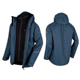 Regatta Herren Funktionsjacke „Glider III 3-in-1“ Gr. L  Majolica Blau   ; NEU