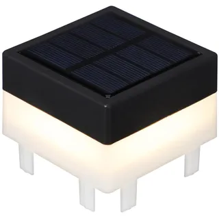 VILLCASE Solar-zaunpfostenleuchte Led Für Außenbereich Garten Terrasse Solarleuchte Für Zaunpfosten -terrassenpfostenleuchte -zaunleuchte Für Garten