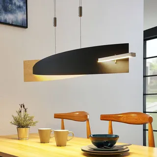LUCANDE Marija 1-flg. 18,5 cm rechteckig schwarz/gold