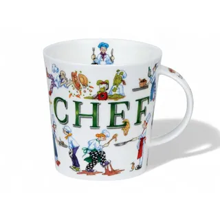 Dunoon Becher Cairngorm My Coffee Mug 0,48l Fine Bone China Porzellan 480ml Tasse Moderne Kaffeetasse mit farbenfrohem Herz Design | Hochwertige Qualität Spülmaschinenfest