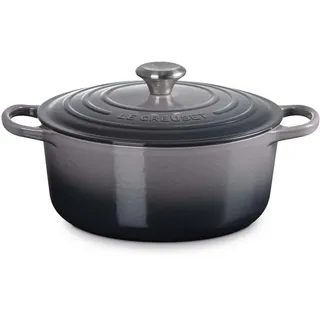 Le Creuset Runder Bräter Signature Ø 26cm - anthrazit|grau