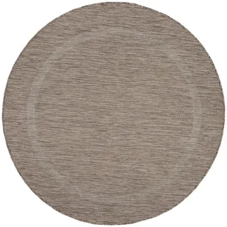 KADIMA DESIGN ALSTER Designer-Teppich 160 x 160 cm Braun