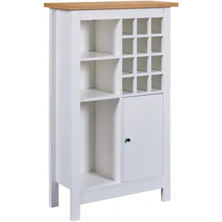 Interlink Highboard Enoli 76,8 x 124,4 x 33 cm Weiß