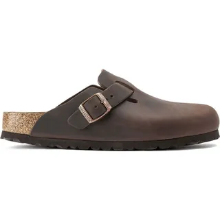 Birkenstock Boston Nubukleder geölt schmal habana 40