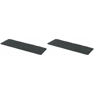 Novaliv 2x Schieferplatten I rechteckig I 20x15x0,5 cm I Schiefer Platten Schieferteller Servierteller Servierplatten Schiefer Teller Set