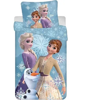 Disney Frozen Eiskönigin Blau 140 x 200 cm + 70 x 90 cm