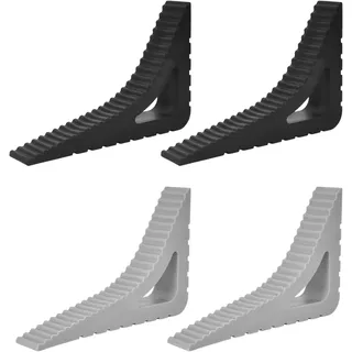 4 Stück Fensterstopper, Türkeil, Türstopper Boden, Gummi Türstopper Rutschfest,