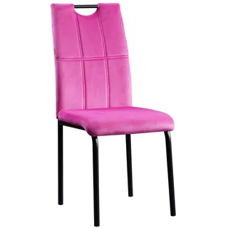 Hti-Living Esszimmerstuhl Denton Velvet pink