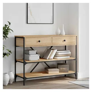vidaXL Konsolentisch 120 x 40 x 75 cm Sonoma-Eiche