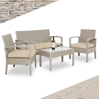 CASARIA Balkonset 7-tlg. Creme