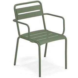 Emu Star Stapelsessel 58 x 58 x 81 cm militärgrün