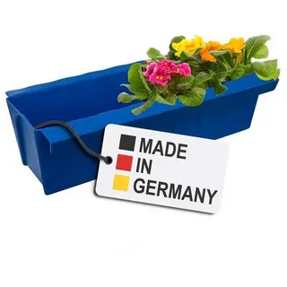 Buri Europaletten Blumenkasten Blau Pflanzkasten zum An- & Einhängen Blumentopf