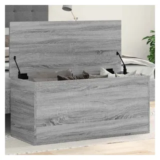 vidaXL Aufbewahrungsbox Truhe 100 x 42 x 46 cm 1-tlg. grau