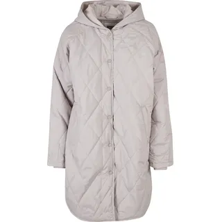URBAN CLASSICS Oversized Diamond Quilted Mantel Warm Grey S