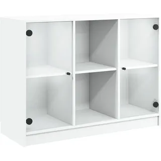 vidaXL Sideboard 102 x 75,5 x 37 cm Weiß