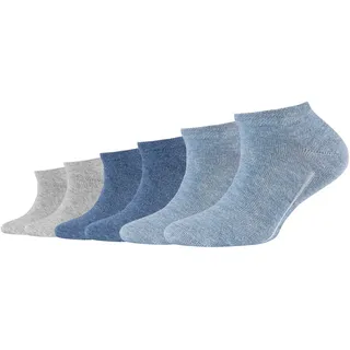 CAMANO Kinder Sneakersocken 6er Pack 31-34