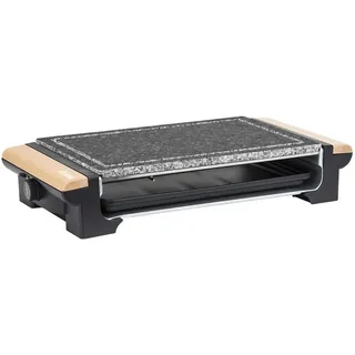 HKoenig Tischgrill, Grau, Stein, 48.5x9.5x23 cm, Küchengeräte, Tischgrills & Fondues, Raclette-Grills