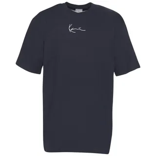 Karl Kani T-Shirt Karl Kani Herren KKMQ22001NVY Small Signature Tee (1-tlg) blau S (50)