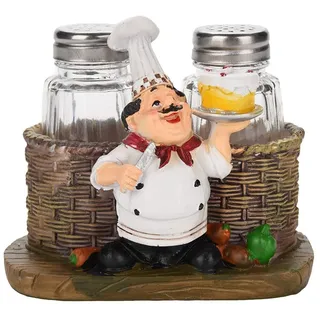Salz- Und Pfefferstreuer-Set, Lustige Salz- Und Pfefferstreuer, Salzstreuer, Kochfiguren, Chef-Dekoration Für Zuhause, Küche, Restaurant(#A)