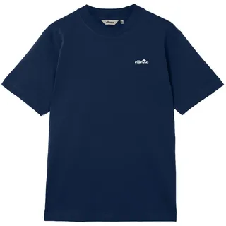 Ellesse Herren T-Shirt - ACCIANO CLASSIC TEE, Kurzarm, Rundhals, Logo, Baumwolle, einfarbig, Dunkelblau