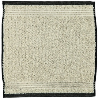 Möve Handtücher Eden Melange mit Biesenbordüre, 80% Baumwolle, 20% Leinen beige 30.00 cm x 30.00 cmHandtuchWelt